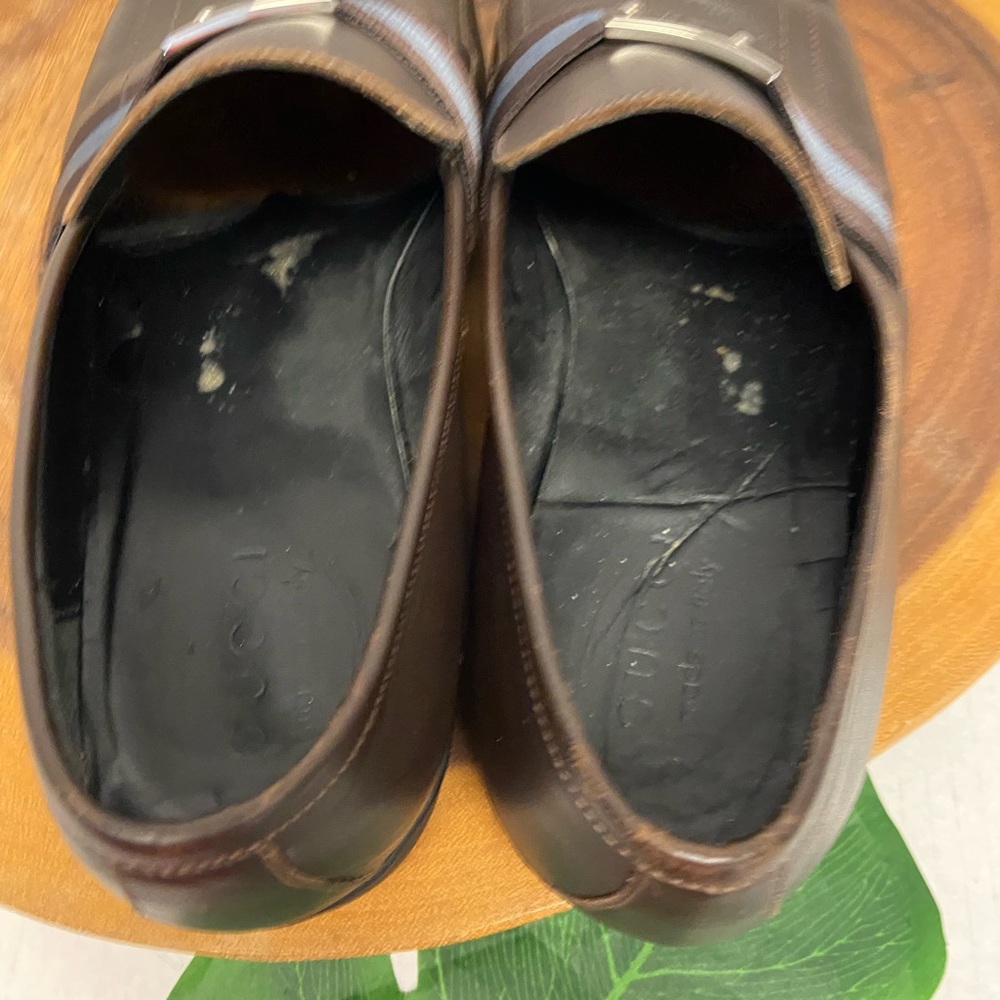 GUCCI Classic Coco Brown Striped Loafer - Picture 7 of 11